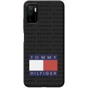 Черный чехол BoxFace Xiaomi Redmi Note 10 5G Tommy Print