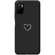 Черный чехол BoxFace Xiaomi Redmi Note 10 5G My Heart