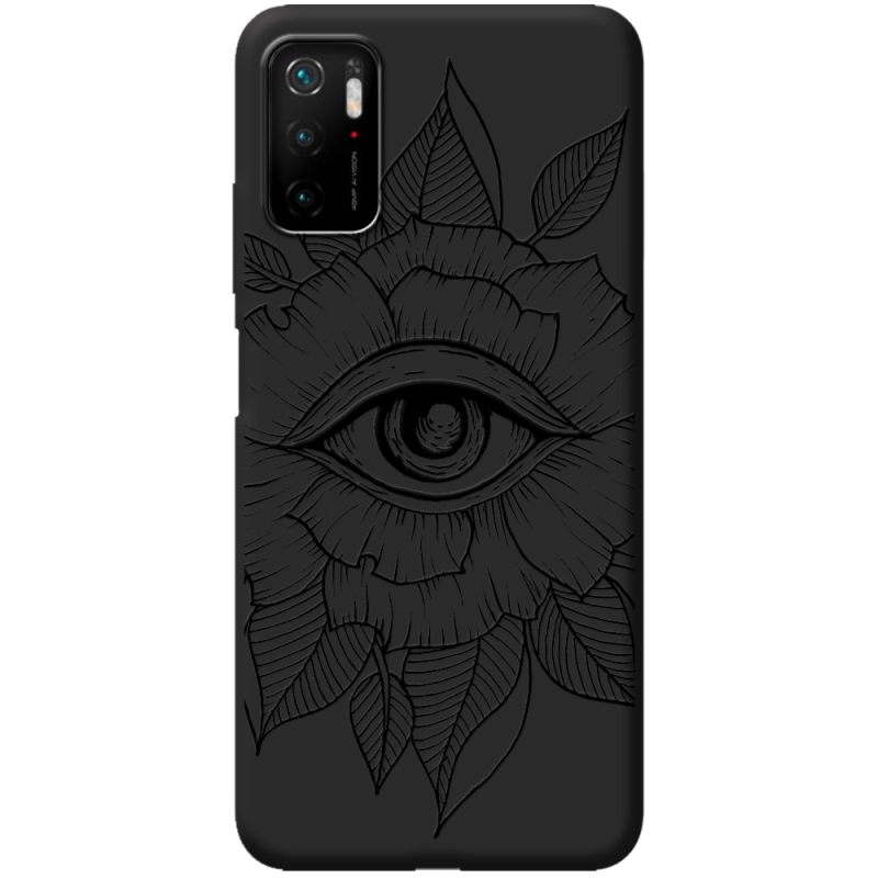 Черный чехол BoxFace Xiaomi Redmi Note 10 5G Eye