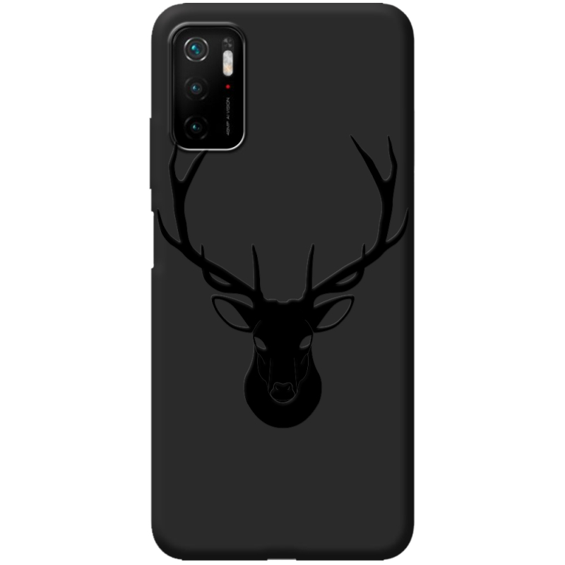 Черный чехол BoxFace Xiaomi Redmi Note 10 5G Deer