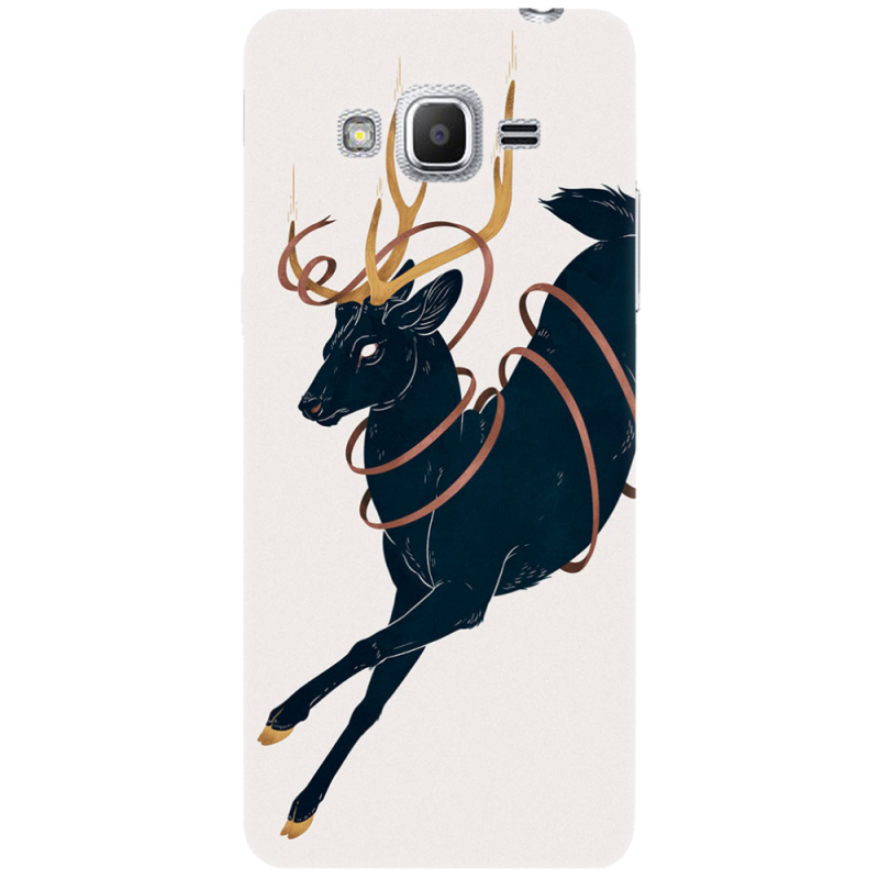 Чехол Uprint Samsung Galaxy J2 Prime G532F Black Deer