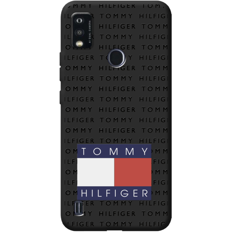 Черный чехол BoxFace ZTE Blade A51 Tommy Print