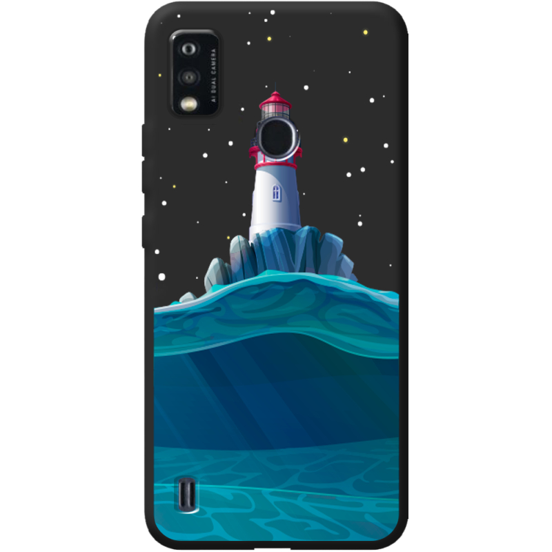 Черный чехол BoxFace ZTE Blade A51 Lighthouse