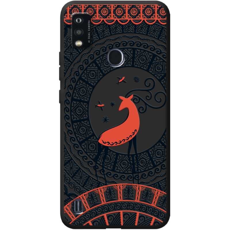 Черный чехол BoxFace ZTE Blade A51 Ornament