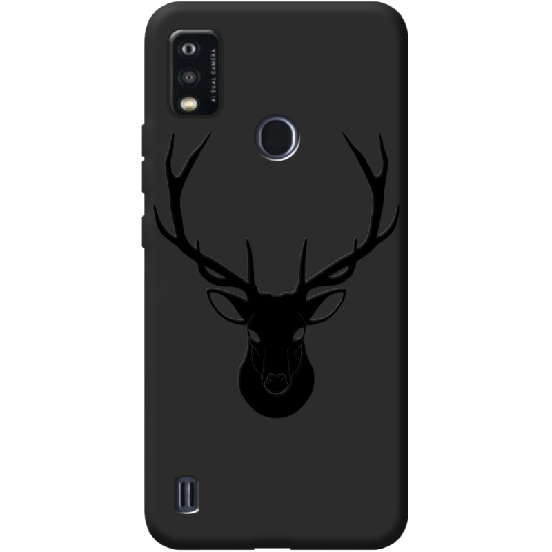 Черный чехол BoxFace ZTE Blade A51 Deer