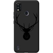 Черный чехол BoxFace ZTE Blade A51 Deer