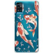 Прозрачный чехол BoxFace ZTE Blade A71 Japanese Koi Fish