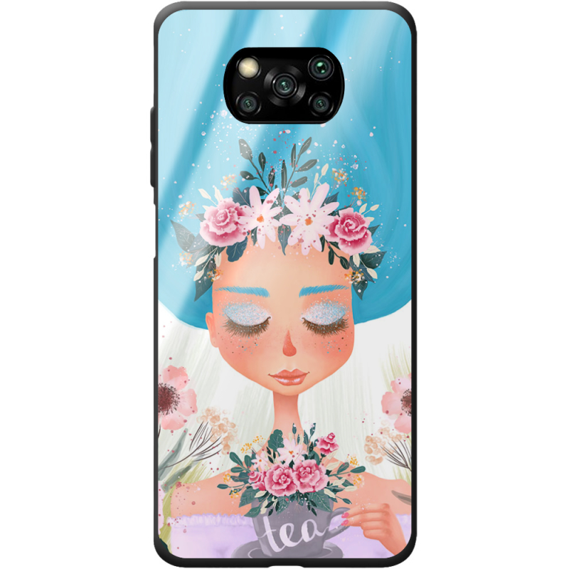 Защитный чехол BoxFace Glossy Panel Poco X3  Tea Girl