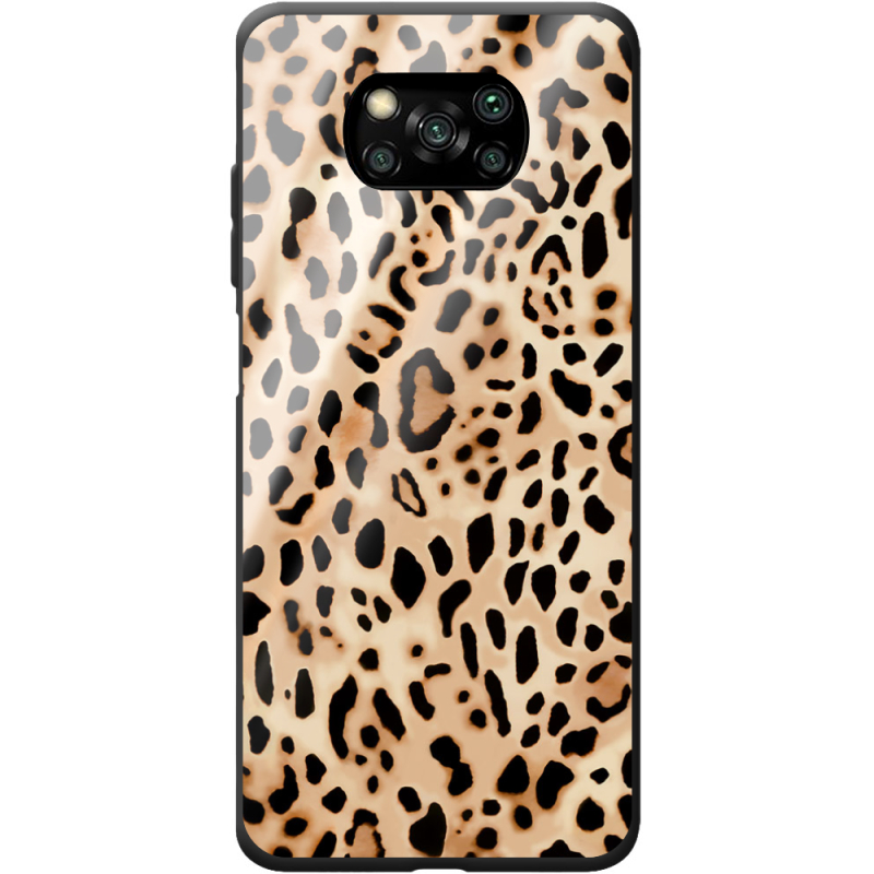 Защитный чехол BoxFace Glossy Panel Poco X3  Leopard Print