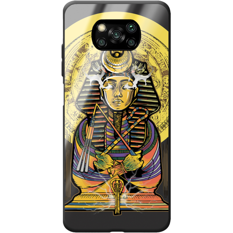 Защитный чехол BoxFace Glossy Panel Poco X3  Gold Pharaoh