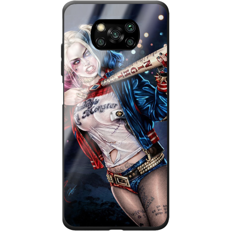 Защитный чехол BoxFace Glossy Panel Poco X3  Harley Quinn