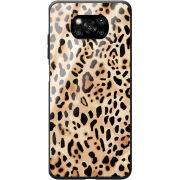 Защитный чехол BoxFace Glossy Panel Poco X3 Pro Leopard Print