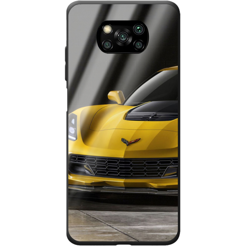 Защитный чехол BoxFace Glossy Panel Poco X3 Pro Corvette Z06