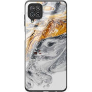 Защитный чехол BoxFace Glossy Panel Samsung Galaxy A22 (A225) Gold With Silver