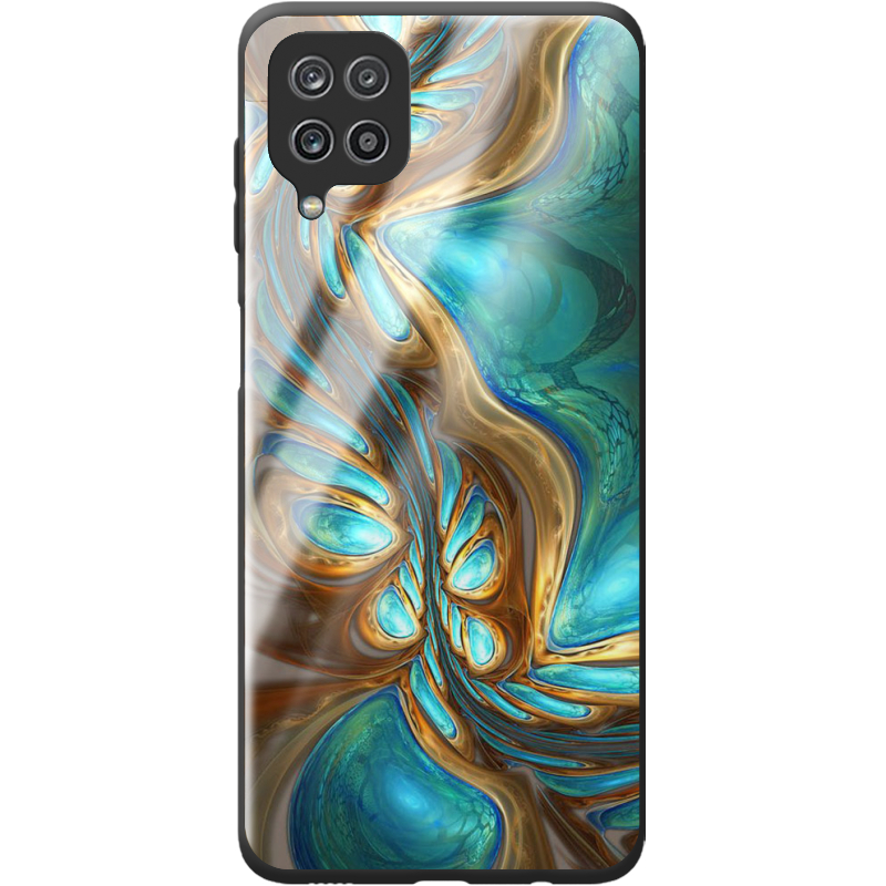 Защитный чехол BoxFace Glossy Panel Samsung Galaxy A22 (A225) Blue Abstraction