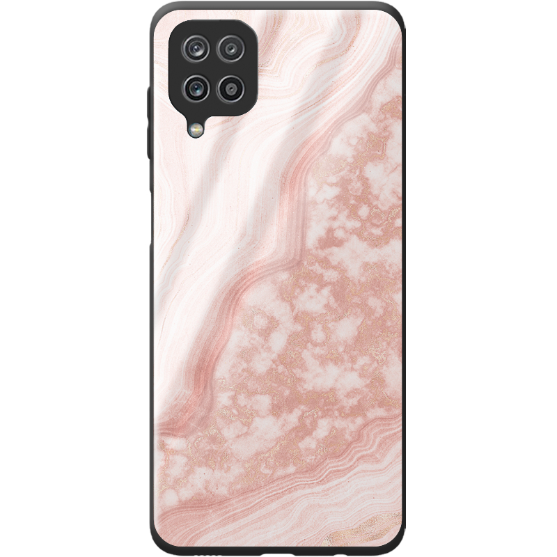 Защитный чехол BoxFace Glossy Panel Samsung Galaxy A22 (A225) Pink Marble