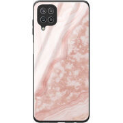Защитный чехол BoxFace Glossy Panel Samsung Galaxy A22 (A225) Pink Marble