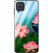 Защитный чехол BoxFace Glossy Panel Samsung Galaxy A22 (A225) Lotus Bird