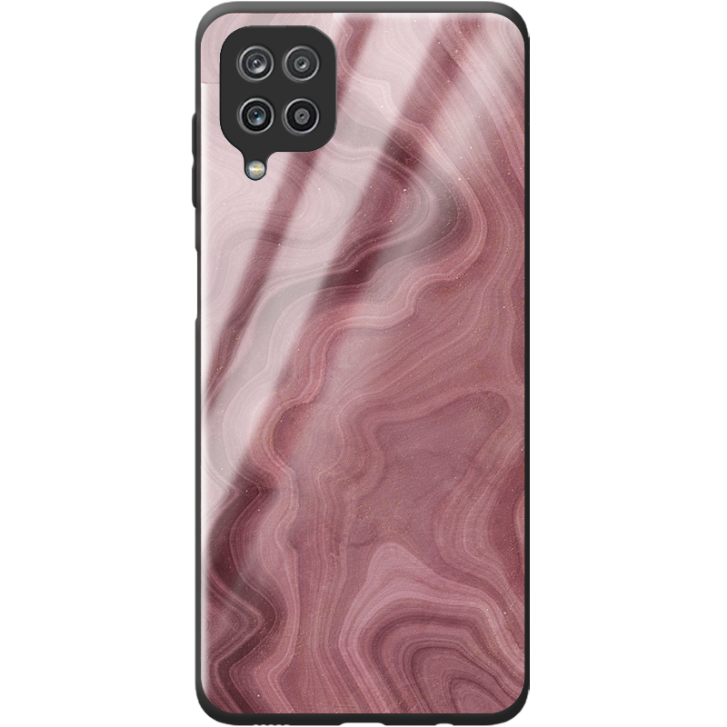 Защитный чехол BoxFace Glossy Panel Samsung Galaxy M32 (M325) DarkRed Marble