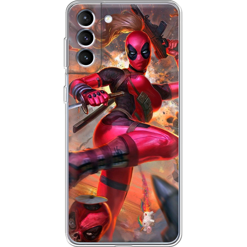 Чехол BoxFace Samsung Galaxy S22 (S901) Woman Deadpool