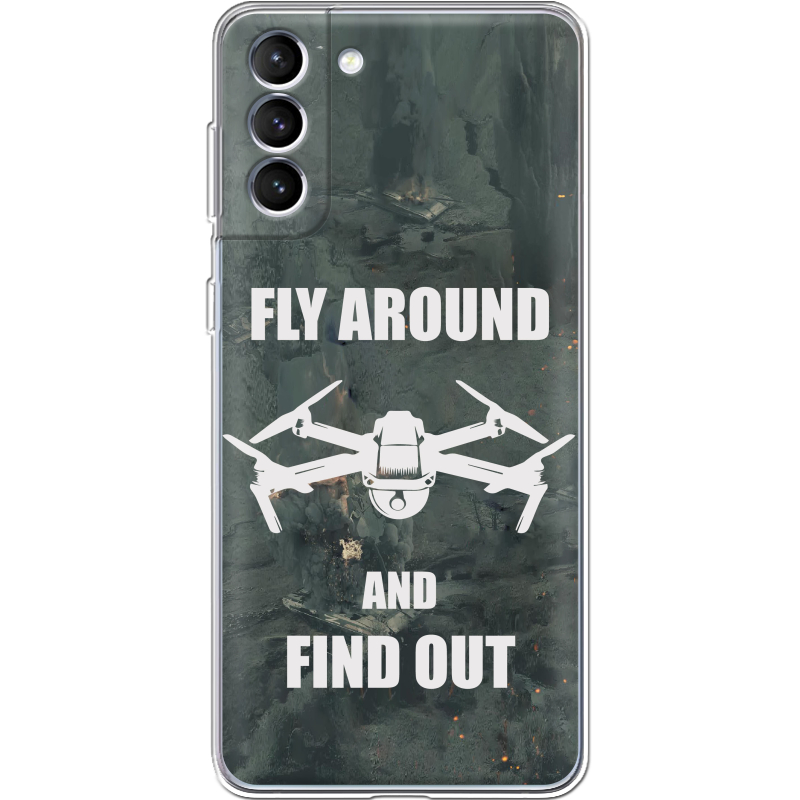 Чехол BoxFace Samsung Galaxy S22 (S901) Дрон Fly Around