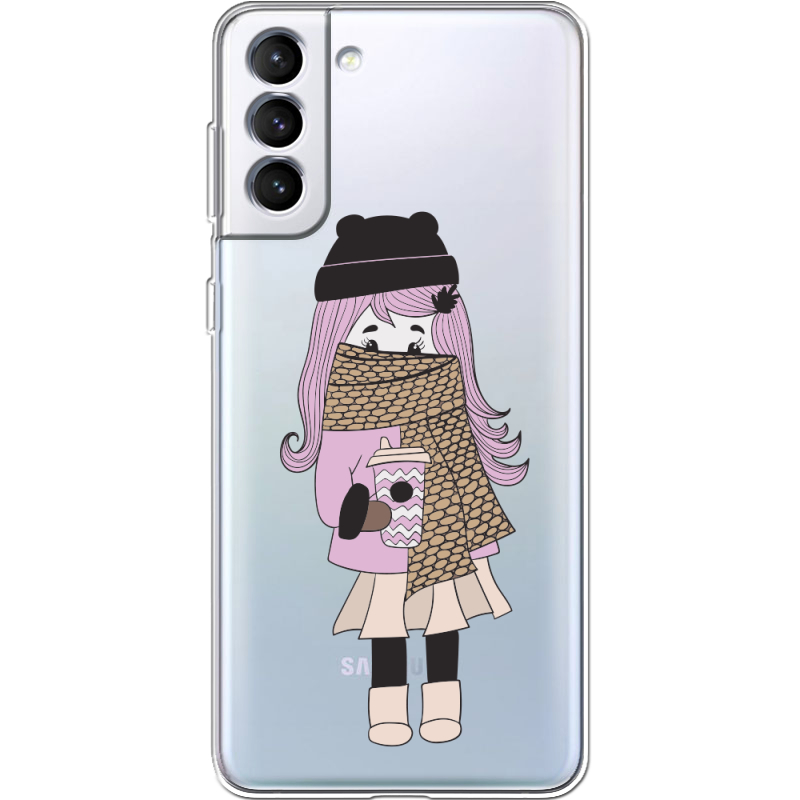 Прозрачный чехол BoxFace Samsung Galaxy S22 (S901) Winter Morning Girl