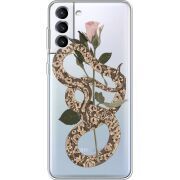 Прозрачный чехол BoxFace Samsung Galaxy S22 (S901) Glamor Snake