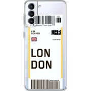 Прозрачный чехол BoxFace Samsung Galaxy S22 (S901) Ticket London