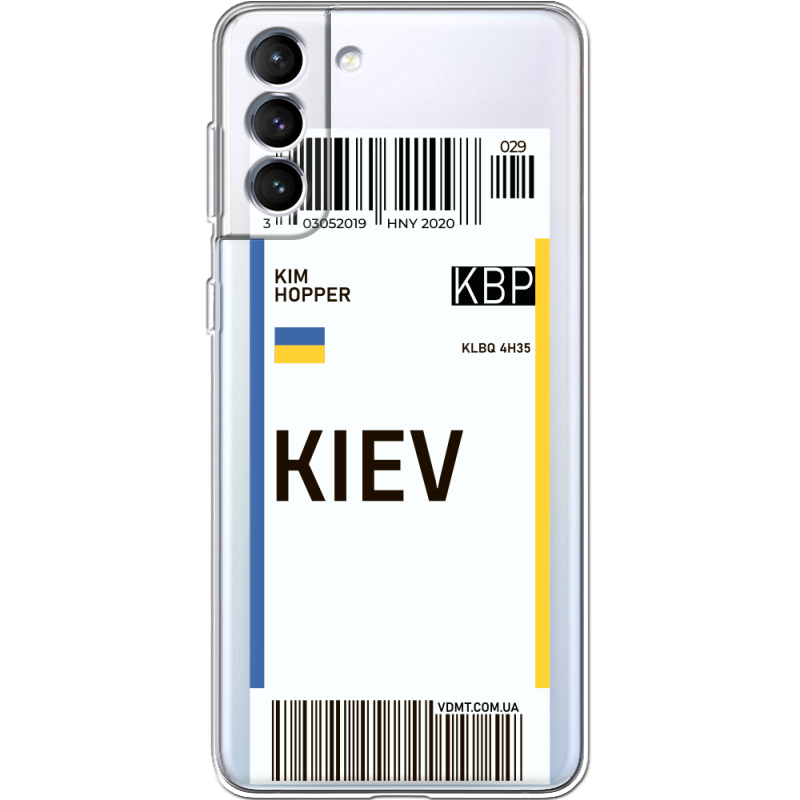 Прозрачный чехол BoxFace Samsung Galaxy S22 (S901) Ticket Kiev