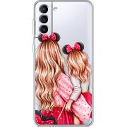 Прозрачный чехол BoxFace Samsung Galaxy S22 (S901) Mouse Girls
