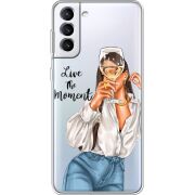 Прозрачный чехол BoxFace Samsung Galaxy S22 (S901) Live The Moment