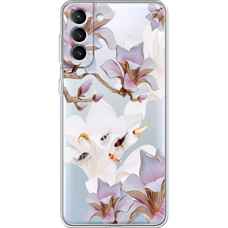 Прозрачный чехол BoxFace Samsung Galaxy S22 (S901) Chinese Magnolia