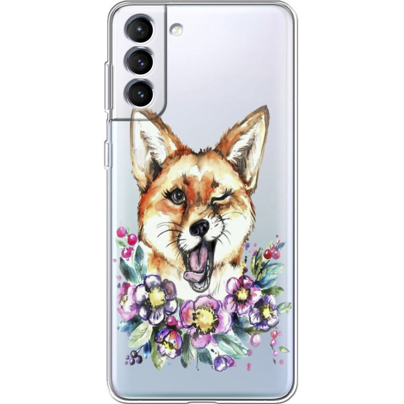 Прозрачный чехол BoxFace Samsung Galaxy S22 (S901) Winking Fox