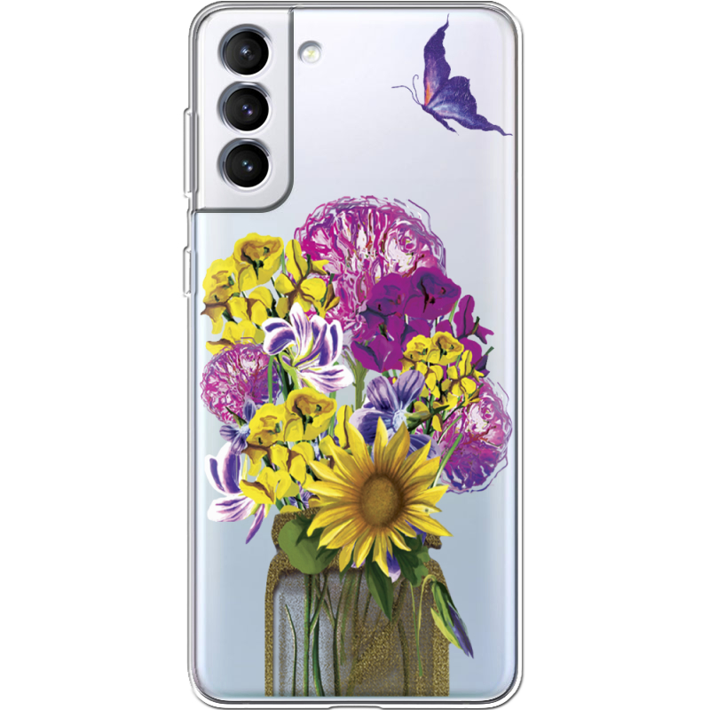 Прозрачный чехол BoxFace Samsung Galaxy S22 (S901) My Bouquet