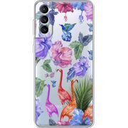 Прозрачный чехол BoxFace Samsung Galaxy S22 (S901) Flamingo