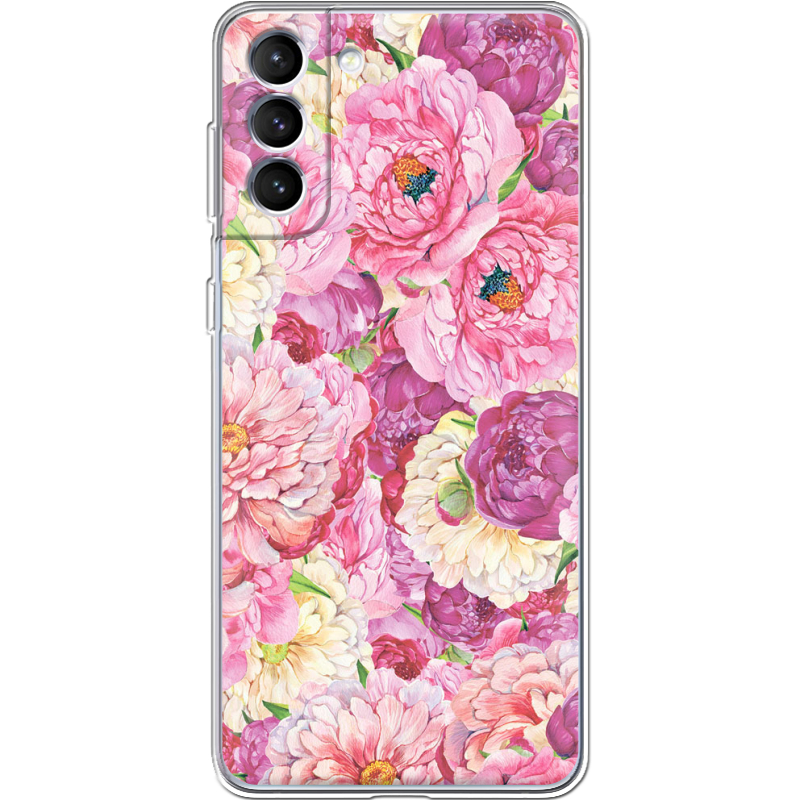 Чехол BoxFace Samsung Galaxy S22 Plus (S906) Pink Peonies