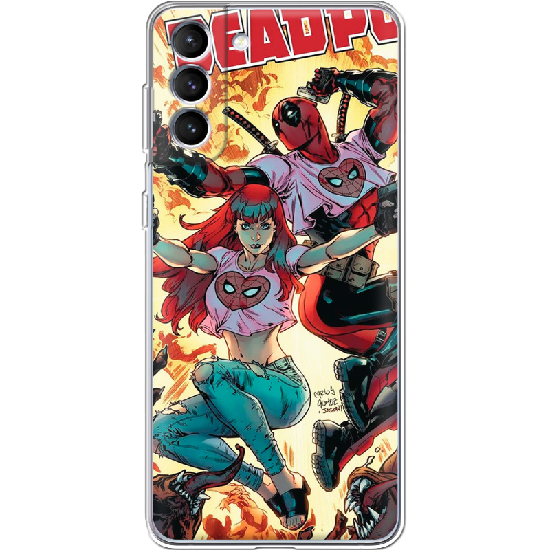 Чехол BoxFace Samsung Galaxy S22 Plus (S906) Deadpool and Mary Jane