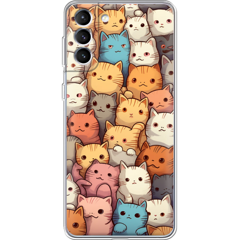 Чехол BoxFace Samsung Galaxy S22 Plus (S906) Котики муркотики