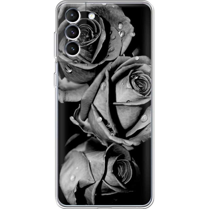 Чехол BoxFace Samsung Galaxy S22 Plus (S906) Black and White Roses