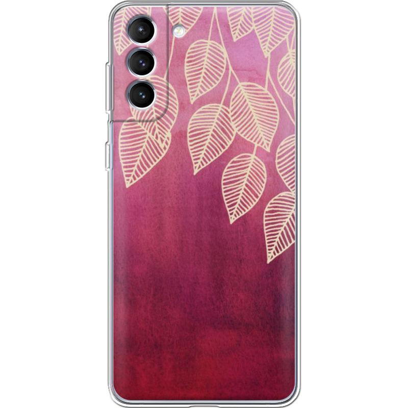 Чехол BoxFace Samsung Galaxy S22 Plus (S906) Gold Leaves