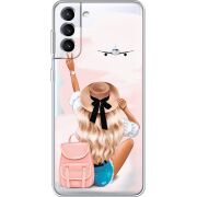 Прозрачный чехол BoxFace Samsung Galaxy S22 Plus (S906) Travel Girl
