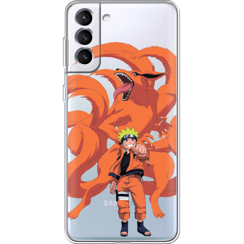 Прозрачный чехол BoxFace Samsung Galaxy S22 Plus (S906) Naruto and Kurama