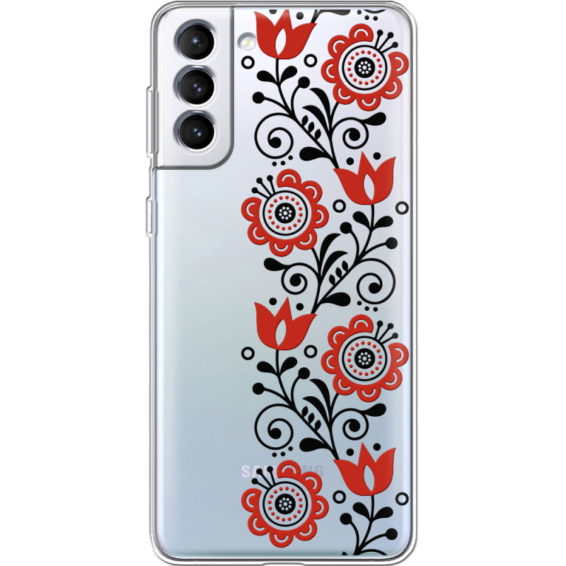 Прозрачный чехол BoxFace Samsung Galaxy S22 Plus (S906) Ethno Ornament