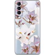 Прозрачный чехол BoxFace Samsung Galaxy S22 Plus (S906) Chinese Magnolia