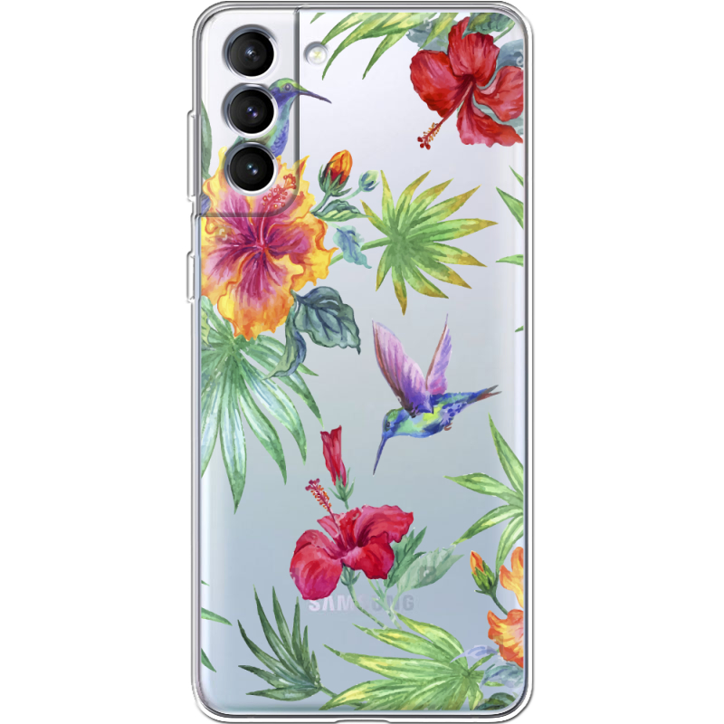 Прозрачный чехол BoxFace Samsung Galaxy S22 Plus (S906) Tropical