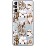 Прозрачный чехол BoxFace Samsung Galaxy S22 Plus (S906) Cotton and Rabbits