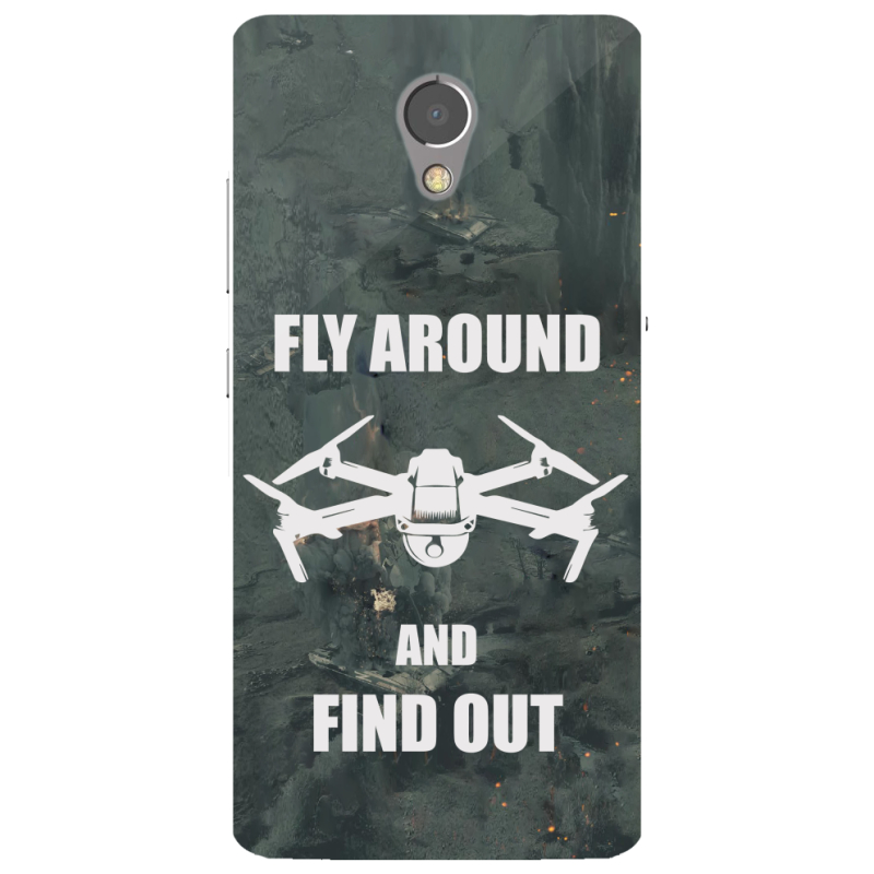 Чехол Uprint Lenovo P2 P2a42 Дрон Fly Around