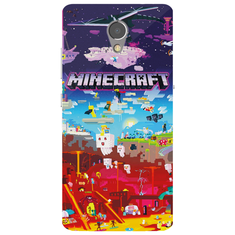 Чехол Uprint Lenovo P2 P2a42 Minecraft World Beyond