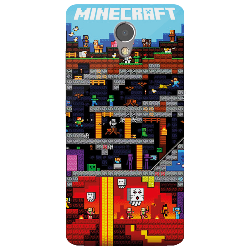 Чехол Uprint Lenovo P2 P2a42 Minecraft Lode Runner
