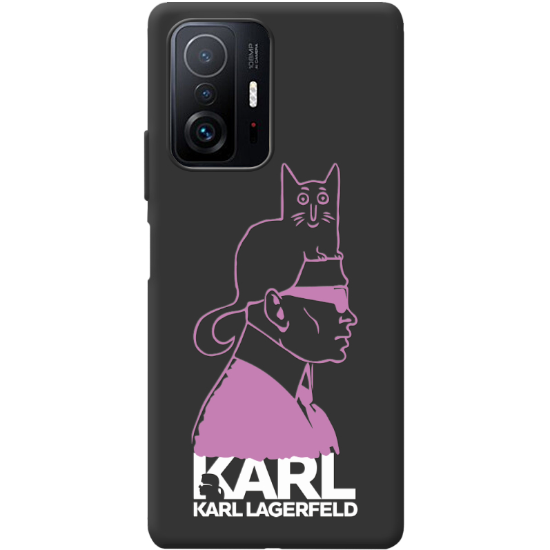 Черный чехол BoxFace Xiaomi 11T / 11T Pro Pink Karl